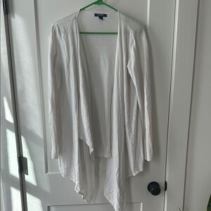 Old Navy White Lightweight Open Front Cardigan